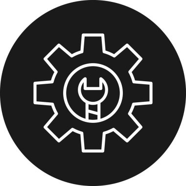 seo modern simgesinin vektör illüstrasyonu