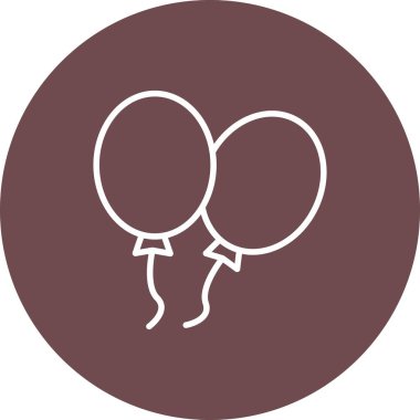 Benzersiz balon vektör simgesi ph