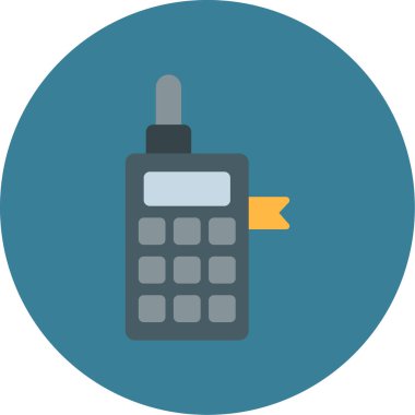 Telefonunuz var. Web simgesi basit illüstrasyon