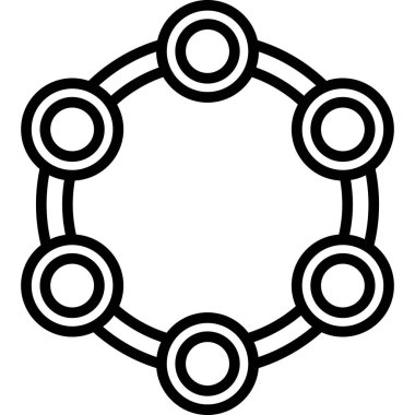 ağ paylaşım simgesi çizimi