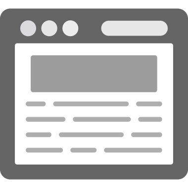 Düz biçimli tarayıcı bilgisayar simgesi