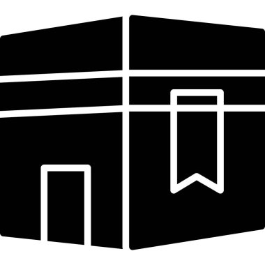 Paket. Web simgesi basit illüstrasyon