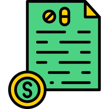 belge dosya simgesi. özet dosya vektör rengi düz izole