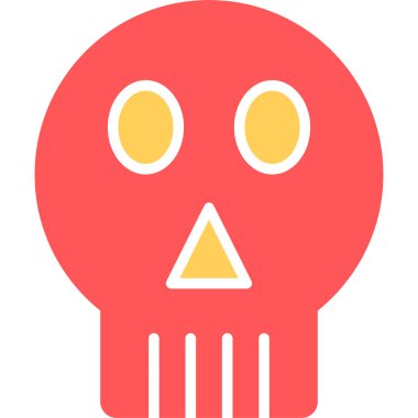 Kurukafa simgesi vektör illüstrasyonu