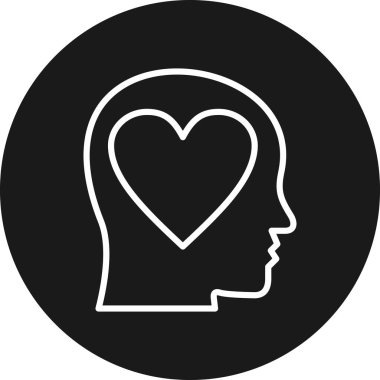 Kalbi düz bir şekilde olan bir adamın vektör çizimi