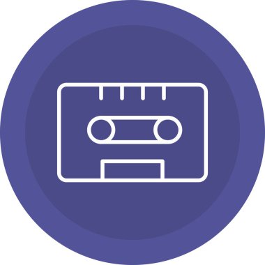 Modern ve basit tasarımın vektör simgesi