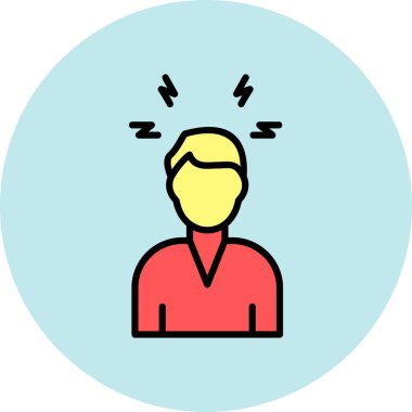 trend biçimi izole edilmiş arka planda avatar erkek simgesi