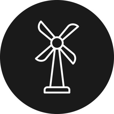 rüzgar oluşturucu simgesi, basit biçim