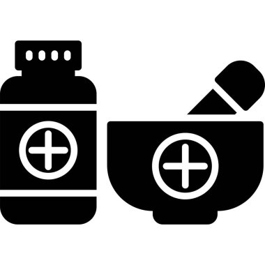 - Uyuşturucu. Web simgesi basit tasarım