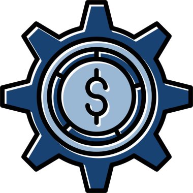 Para için. Web simgesi basit illüstrasyon