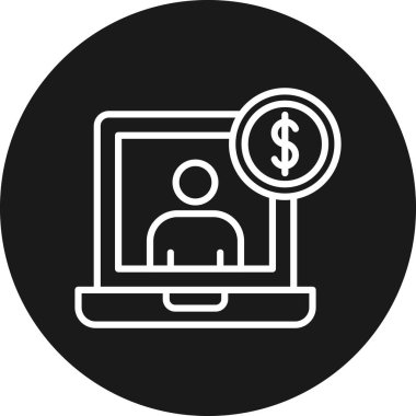 para simgesi vektör illüstrasyonu