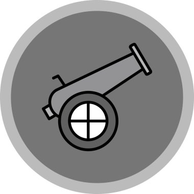 Bir teleskop simgesinin vektör çizimi