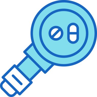 Cam simge, vektör illüstrasyonu