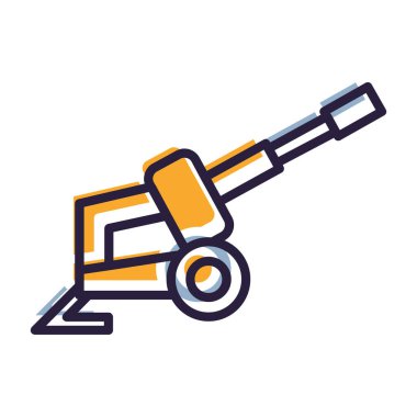 inşaat aracı ve testere simgesi