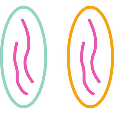 Siyah çizgi et simgesi beyaz arkaplanda izole edilmiş. Pişirmek için et. Simgeleri renklendir. vektör.