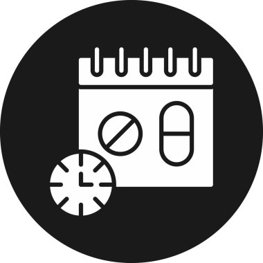 Modern ikon hap eksikliğinin vektör illüstrasyonu.