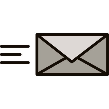 zarf e- posta simgesi ana hat biçiminde