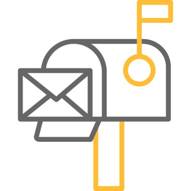 posta simgesi. Basit tasarım