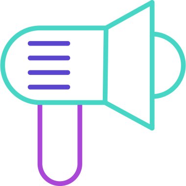 Hoparlör. Web simgesi basit illüstrasyon