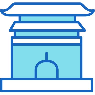 Çin kültürü Çin ikonu ile doldurulmuş - özet tarzı