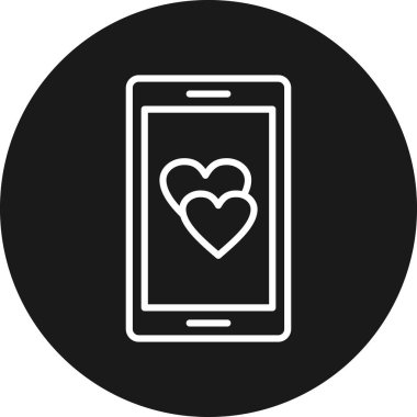 Akıllı telefon. Web simgesi basit tasarım