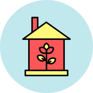 ev simgesi vektör illüstrasyonu