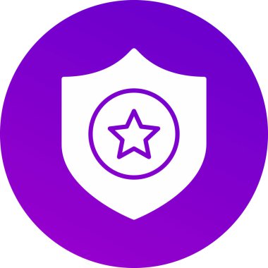 kalkan ikon vektör illüstrasyonu