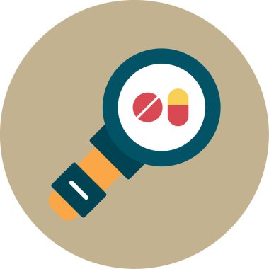 tıbbi ve sağlık renkli vektör simgesi.