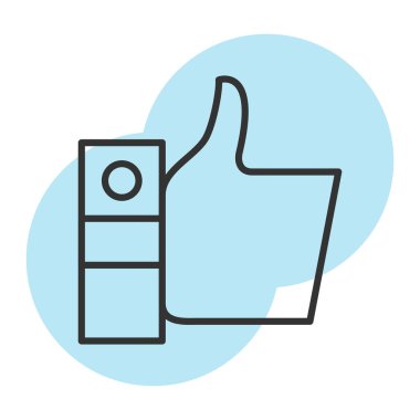 başparmak vektör illüstrasyonu