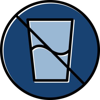 içki ikonu ana hatlarıyla doldurulmuş