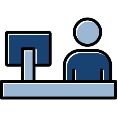 bilgisayar simgesi vektör illüstrasyonu