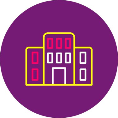 Benzersiz yapı vektörü simgesi