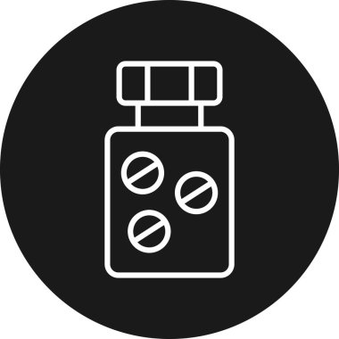 Tıp simgesi vektör illüstrasyonu