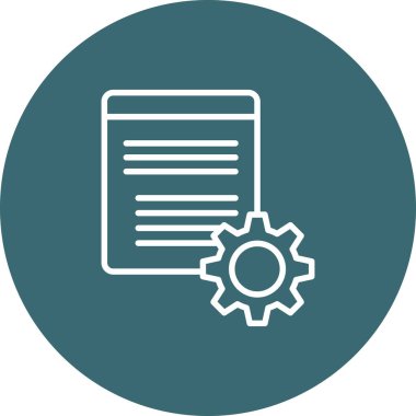 Vektör illüstrasyonu, silo simgesi