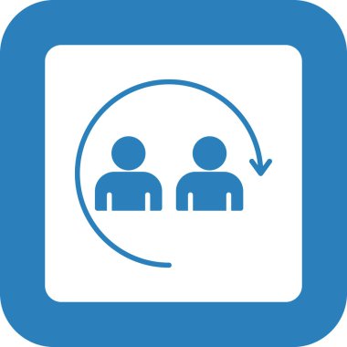 İnsan simgesinin vektör illüstrasyonu