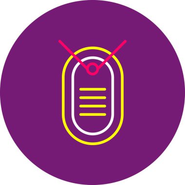 Eşsiz termometre ikon vektör illüstrasyonu