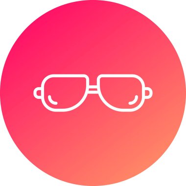 gözlük ikonu vektör illüstrasyonu