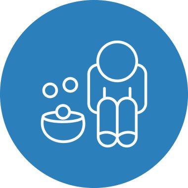 Gıda simgesinin vektör illüstrasyonu