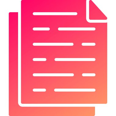 belge simgesi vektör illüstrasyonu