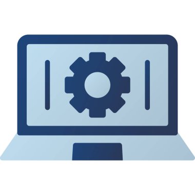 Web geliştirme renkli vektör simgesi