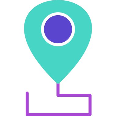 Harita işaretleyici vektör illüstrasyonuName