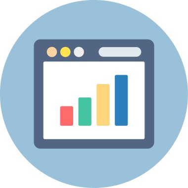 grafik düz vektör simgesi