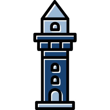 inşaat kulesi simgesi - taslak biçimi