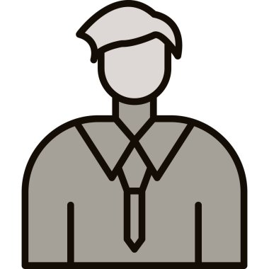 Lisansüstü öğrenci vektör simgesi