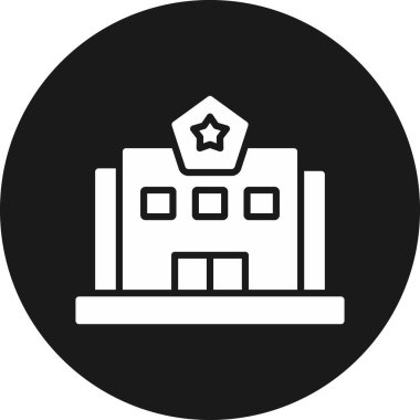 Bir ev simgesinin vektör illüstrasyonu