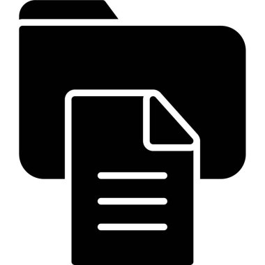 belge simgesi vektör illüstrasyonu