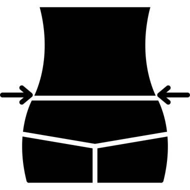 iç çamaşırı vektör simgesi. Beyaz arka plan iç çamaşırında siyah vektör simgesi izole edildi.