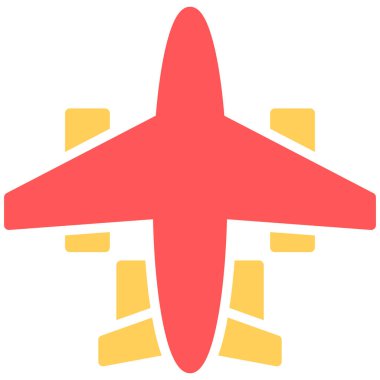 uçak web simgesi, vektör illüstrasyonu