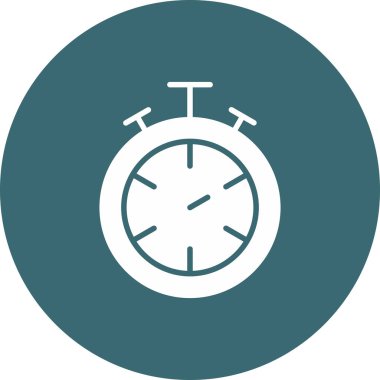 Saat simgesinin vektör illüstrasyonu