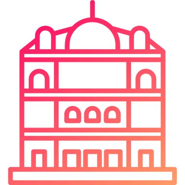 Yapı simgesinin vektör illüstrasyonu